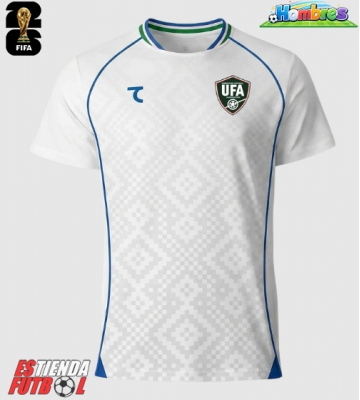 Uzbekistán Segunda Equipación Mundial 2026 Manga Corta